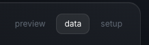 Data is a tab on the page